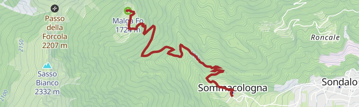 Route map: Baite Fo